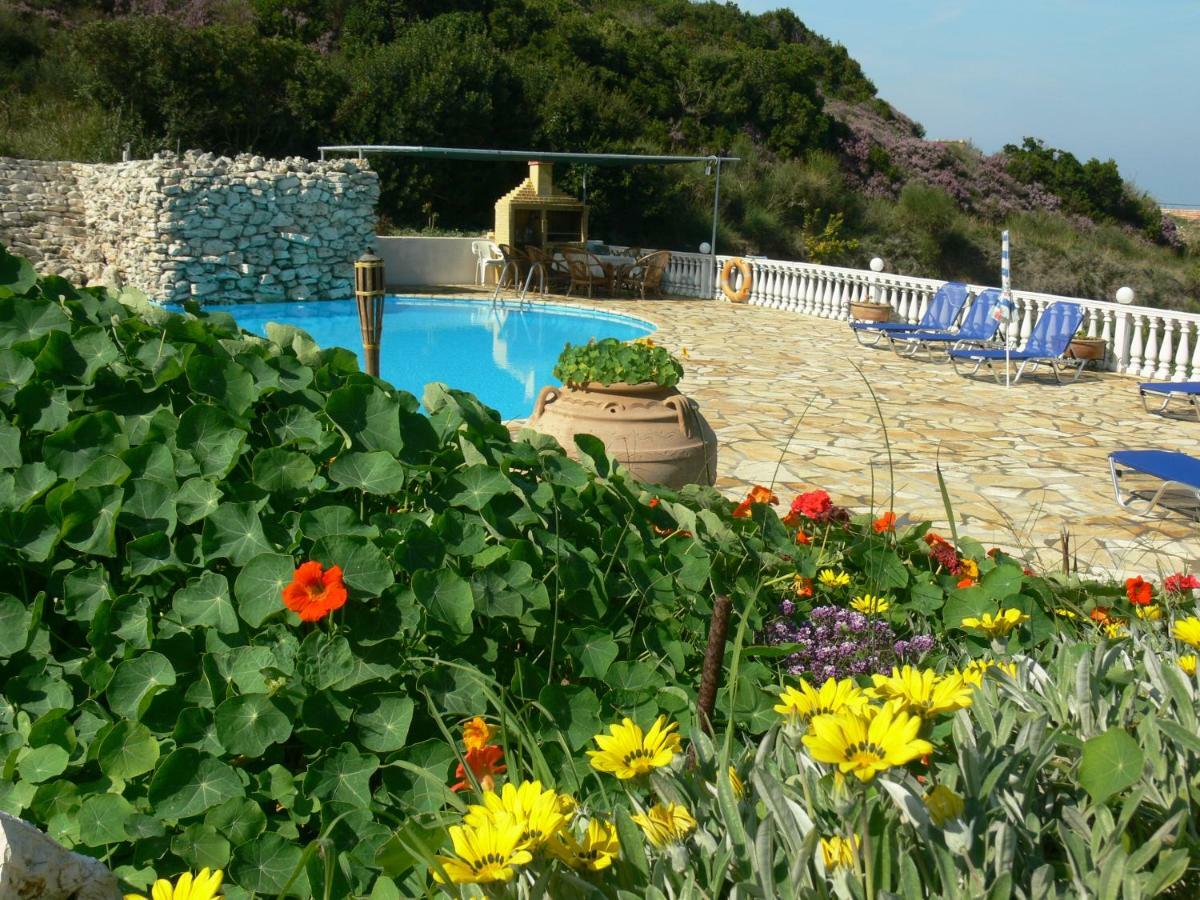 Angela Apartments Pool Gardens And Sea Views Agios Stefanos Avliotes  Esterno foto